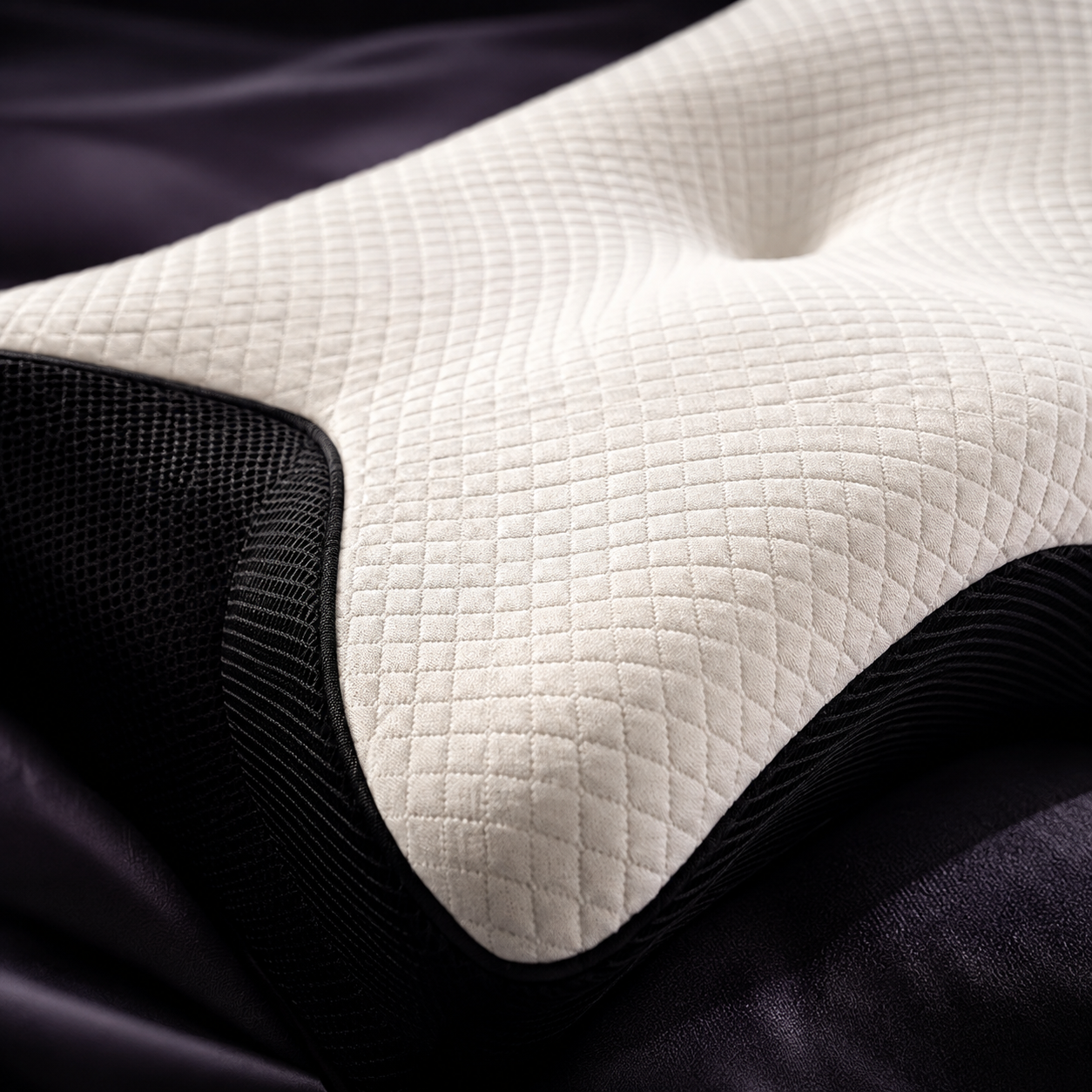 Anvara Contour Ergonomic Memory Foam Pillow